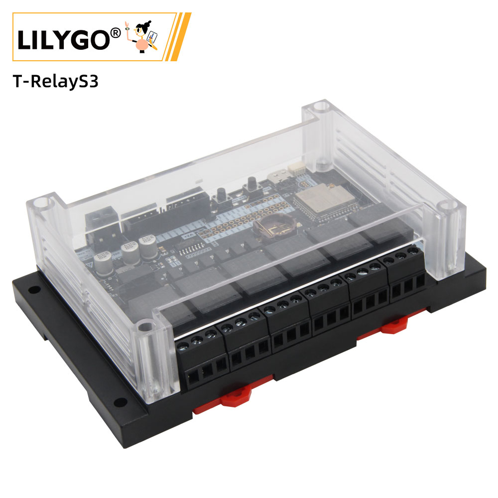 Lolin S3 - LILYGO® T-RelayS3 ESP32-S3双方向リレー開発ボードESP32-S3-WROOM-1UワイヤレスモジュールWifi拡張可能LCDディスプレイ