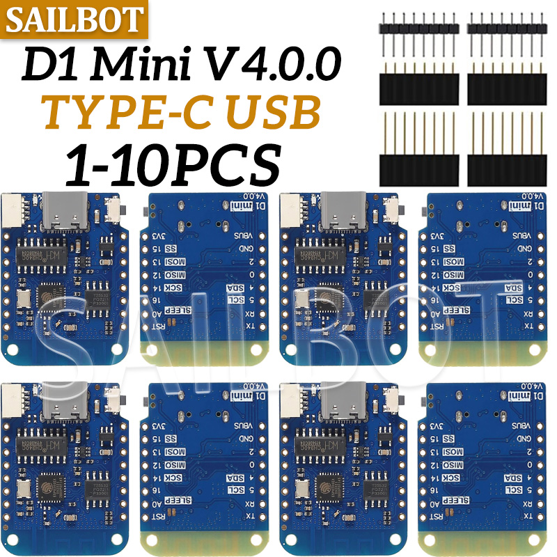 Wemos D1 - 1-10 個 WeMos D1 ミニ ESP8266