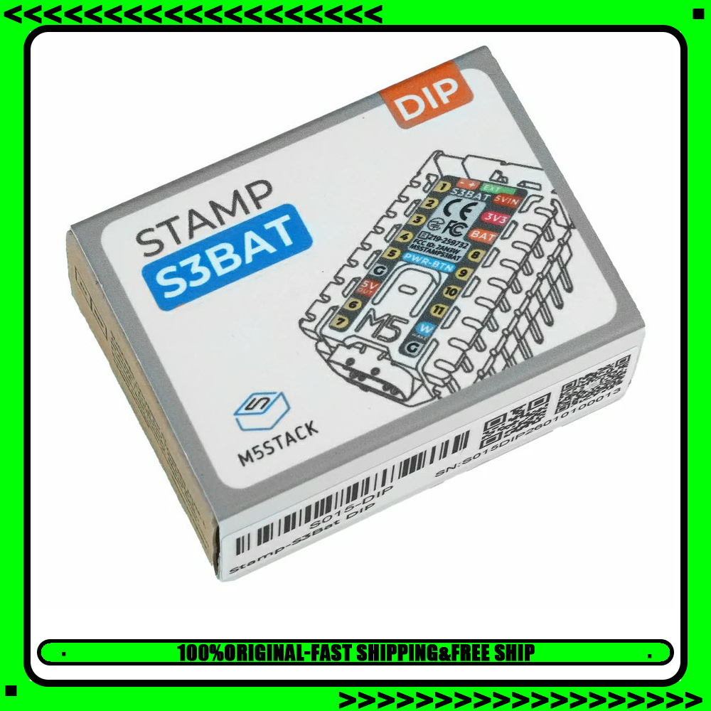 M5Stack - M5Stack M5StampS3：電源管理機能を搭載したESP32-S3組み込みコアモジュール。2.54mmピッチのヘッダーピン付き。