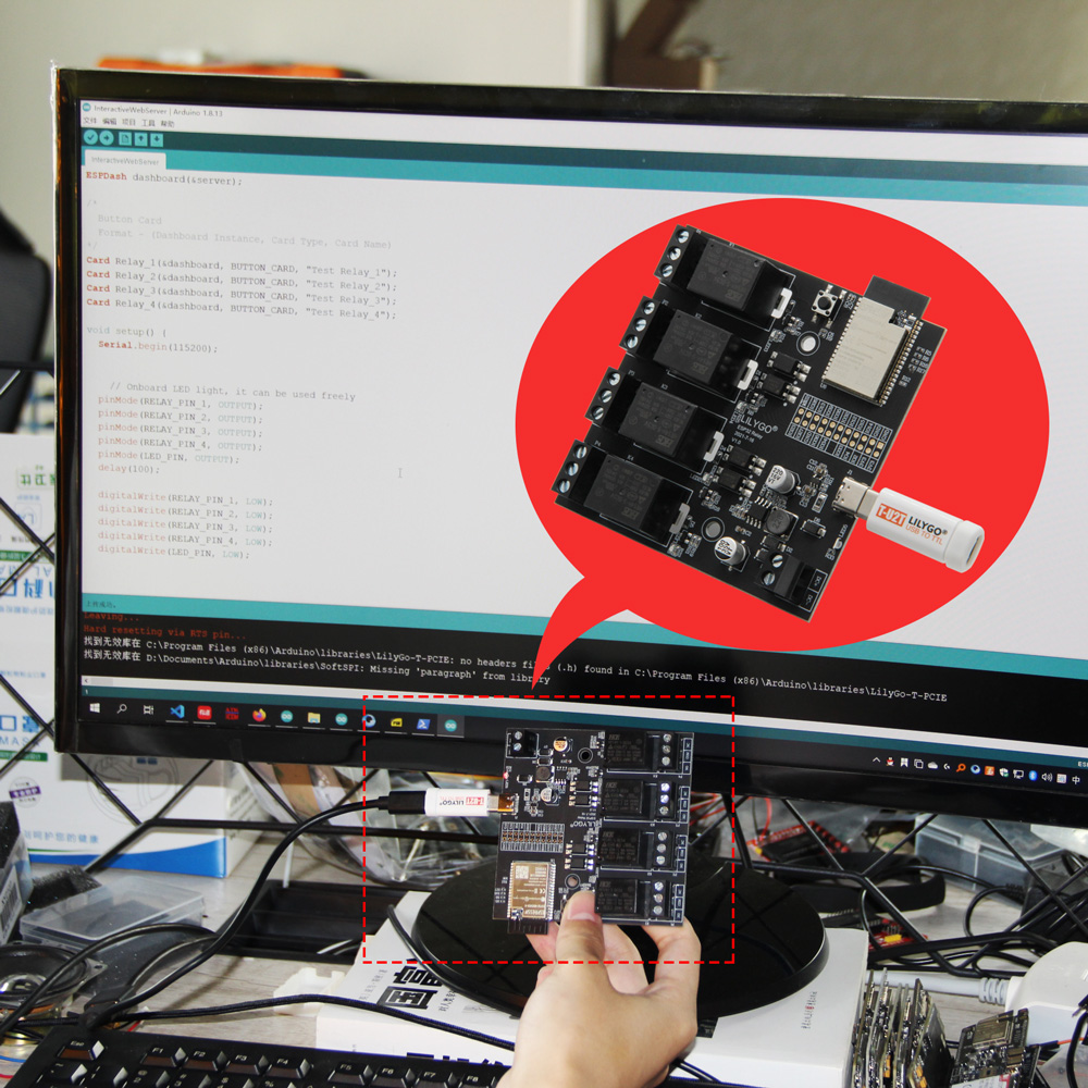 LILYGO® TTGO T-Relay ESP32 -リレ - Ttgo Tdisplay のレビューと価格