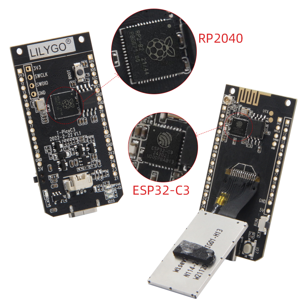 LILYGO® T-PicoC3 Picopro-ディスプレ - Devkitc のレビューと価格