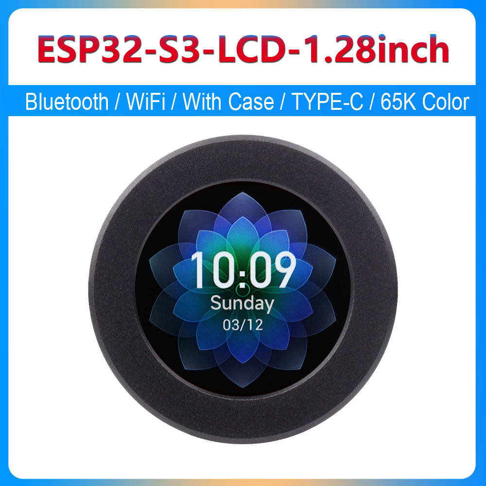 Waveshare ESP32-S3 1.28インチ円形LC - Lolin S3 のレビューと価格